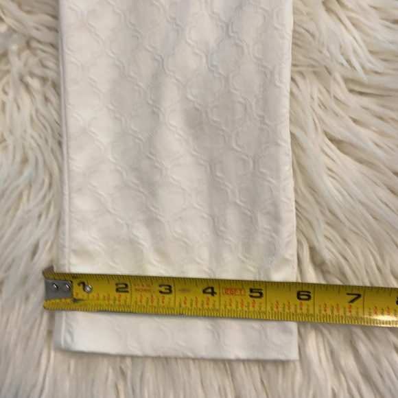 Lilly Pulitzer Women’s Pants size 0 excellent condition color white inseam 28” - Picture 6 of 12